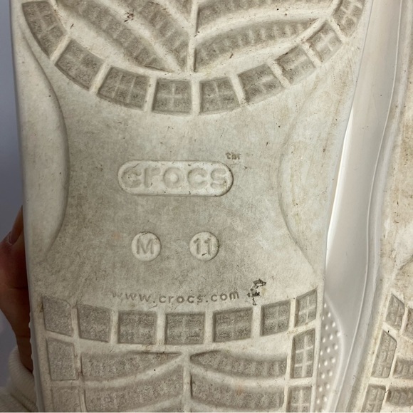 Crocs Men’s classic sandals 2 strap white size‎ 11 main image 11